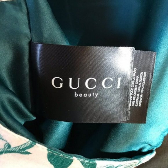 GUCCI  Beauty Cosmetic/Makeup Bag Floral Toile Purse Clutch Wallet RARE! iPhone - Picture 8 of 8